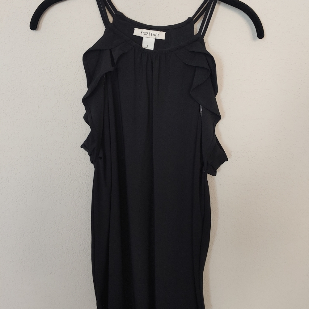 Black halter top